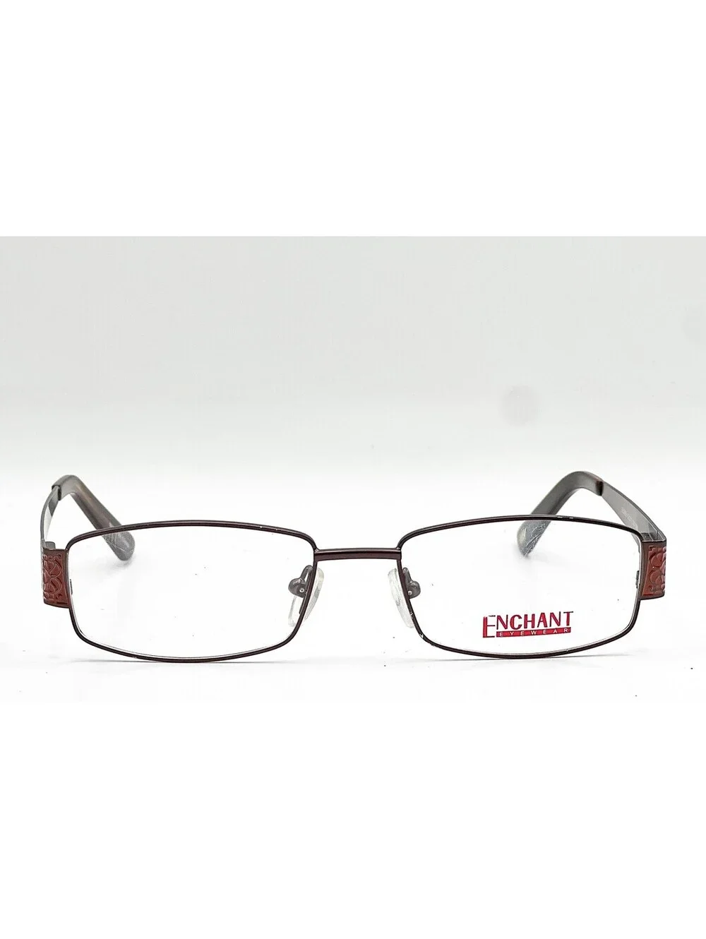 Enchant Eyewear Ee0983 Brn Brown Authentic Eyeglasses 52-17-135